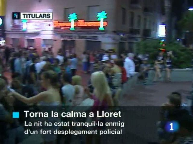 L'informatiu migdia en 3' - 12/08/11