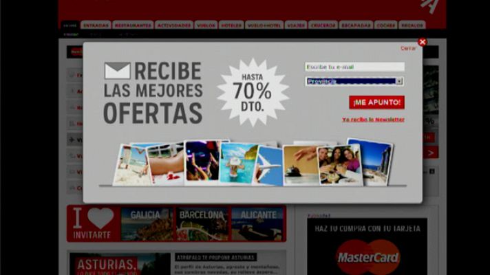 Telediario 1 - Viajes de última hora