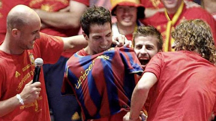 Telediario 1 - Cesc vuelve al Barça