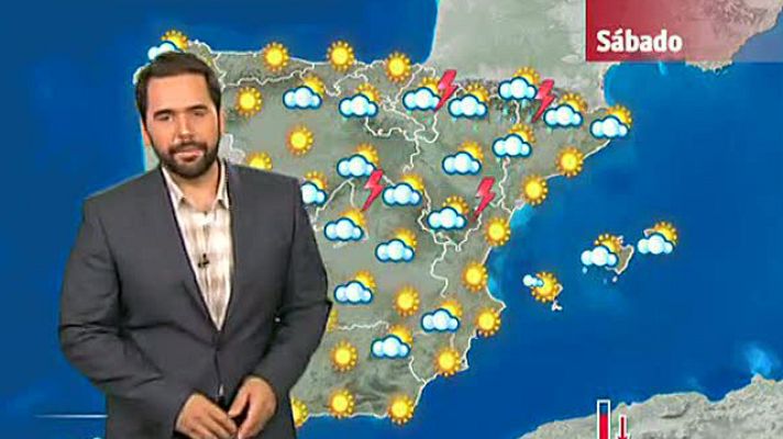 El tiempo - Cielos nubosos y temperaturas en descenso