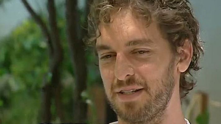 Telediario 1 - Gasol cumple 10 años con la 'ÑBA'