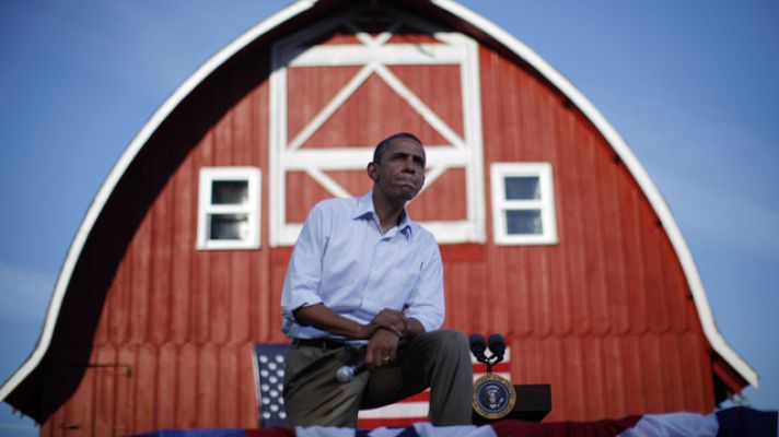 Telediario 1 - Obama ya está de campaña