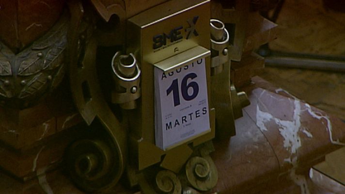 Telediario 1 - La bolsa vuelve a teñirse de rojo