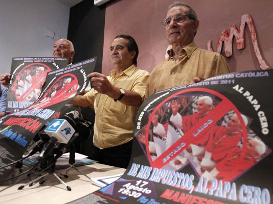 Telediario 1 - La marcha laica recorrerá este miércoles el centro de Madrid