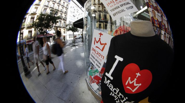 Telediario 1 - La JMJ cambia Madrid