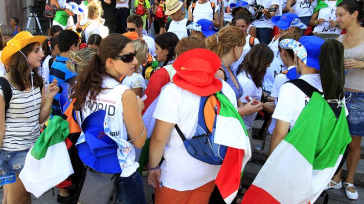 Telediario 1 - Los jóvenes elegidos para estar más cerca del papa en la JMJ