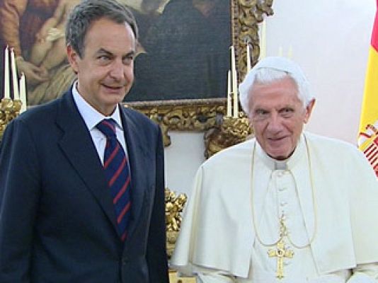  - El papa recibe a Zapatero en la Nunciatura