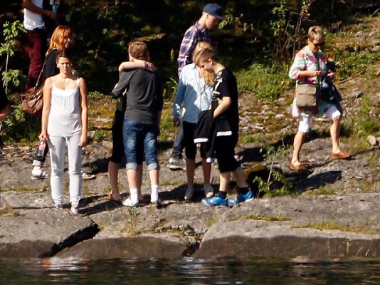 Telediario 1 - Tres días de luto en Noruega