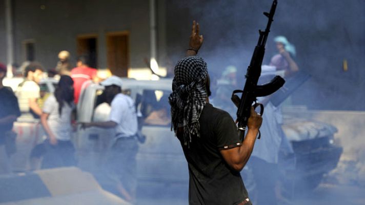 Telediario 1 - Los rebeldes toman Trípoli