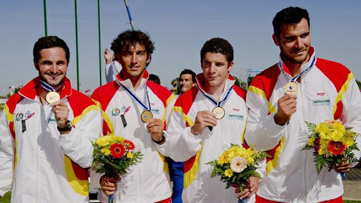 Telediario 1 - Seis metales en Piragüismo