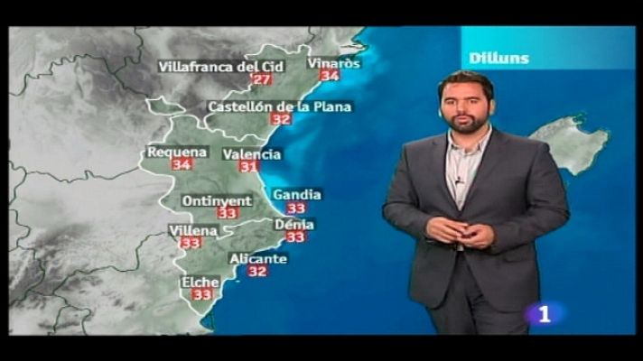 L'informatiu - Comunitat Valenciana - El tiempo en la C. V. - 22/08/11
