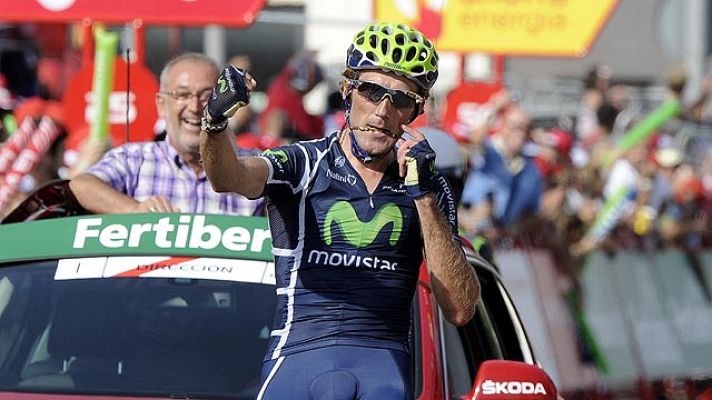 Vuelta ciclista a España - Lastras entra en solitario en la meta de Totana