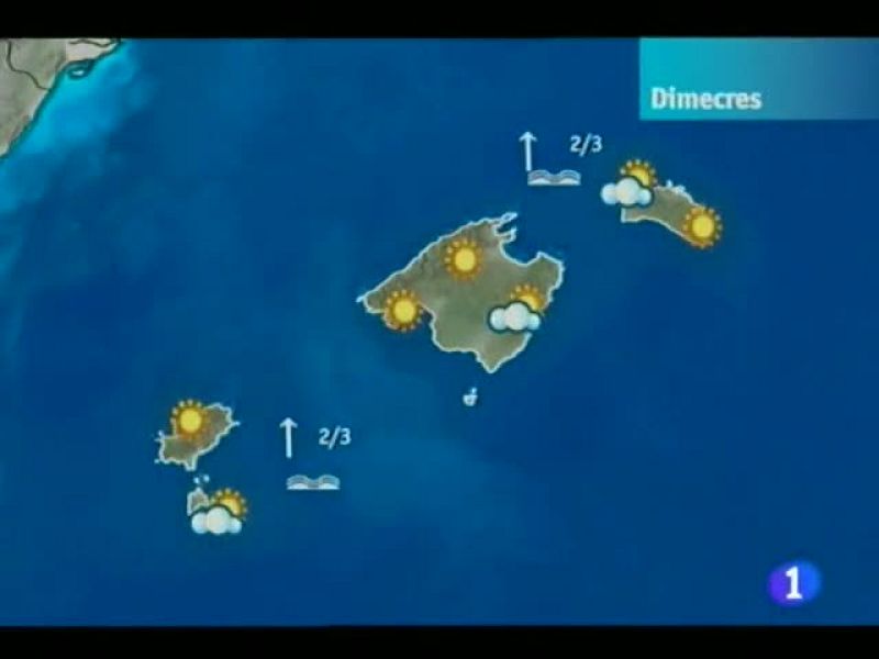 El temps a les Illes Balears - 24/08/11