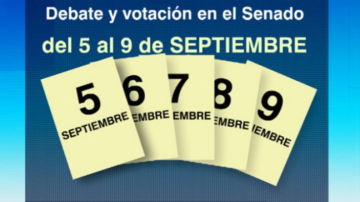 Telediario 1 - PSOE y PP negocian el calendario