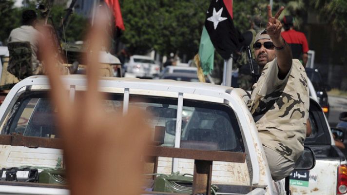 Telediario 1 - En Libia siguen los combates