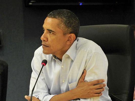 Telediario 1 - Obama pide unidad ante el huracán