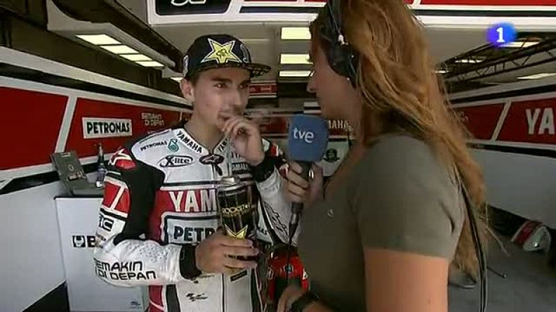 Lorenzo: "El asfalto es muy abrasivo"