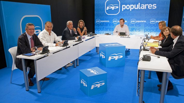 Telediario 1 - El PP satisfecho con el pacto