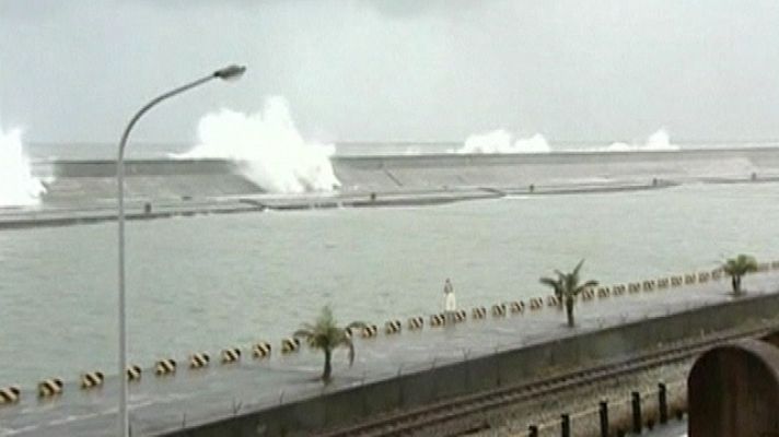 Telediario 1 - El peor tifón que golpea Taiwán