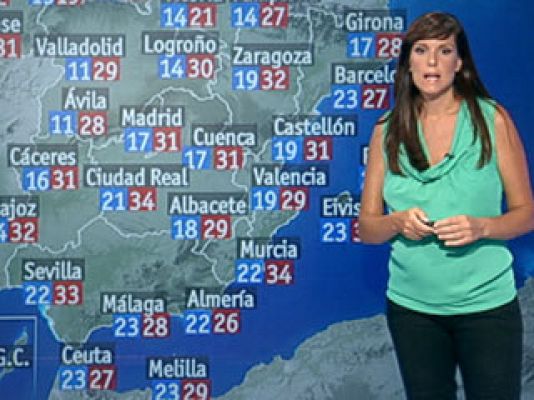 El tiempo - Lluvias en noroeste peninsular
