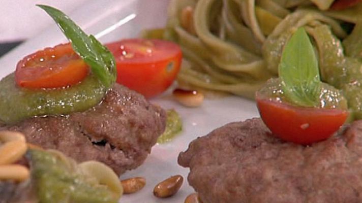 RTVE Cocina - Nidos y bitokes al pesto