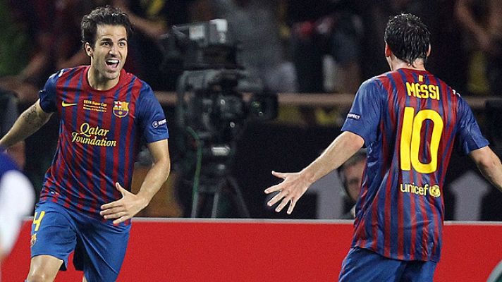 Telediario 1 - Messi y Cesc recuperan el tiempo perdido