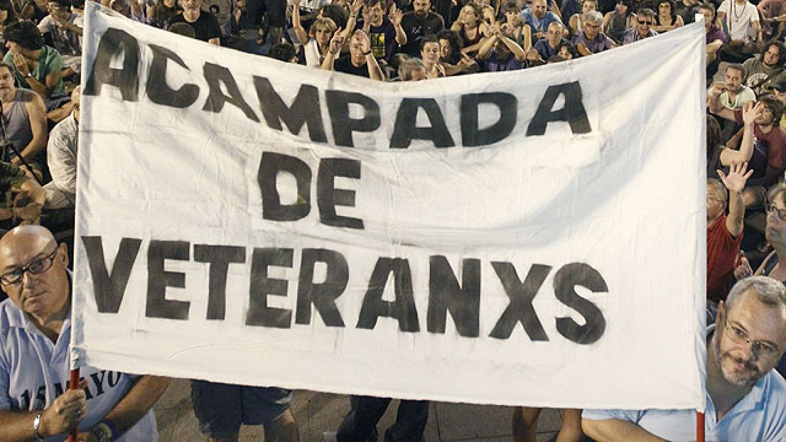 Acampada contra la reforma