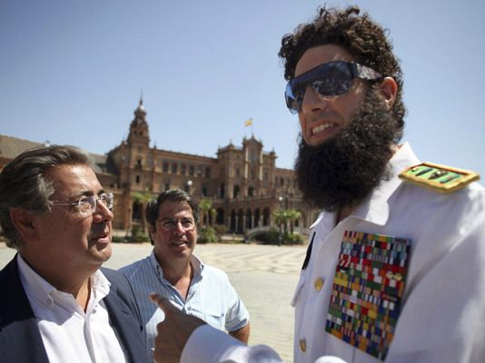Telediario 1 - Sacha Baron Cohen rueda en Sevilla