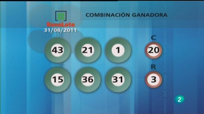 Loterías - Lotería diaria - 31/08/11