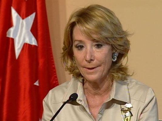 Telediario 1 - Aguirre quiere policía autonómica