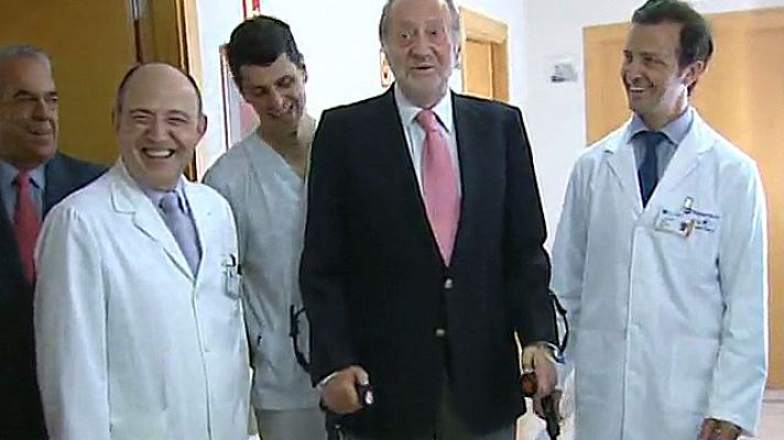 Telediario 1 - El Rey será operado en los próximos días de una lesión en el tendón de Aquiles