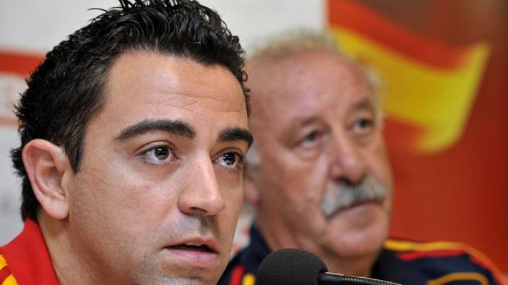 Telediario 1 - Xavi: "Con Iker, muy bien"