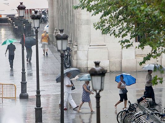 El tiempo - LLuvias y bajada de temperaturas de hasta cuatro grados este viernes 2 de septiembre