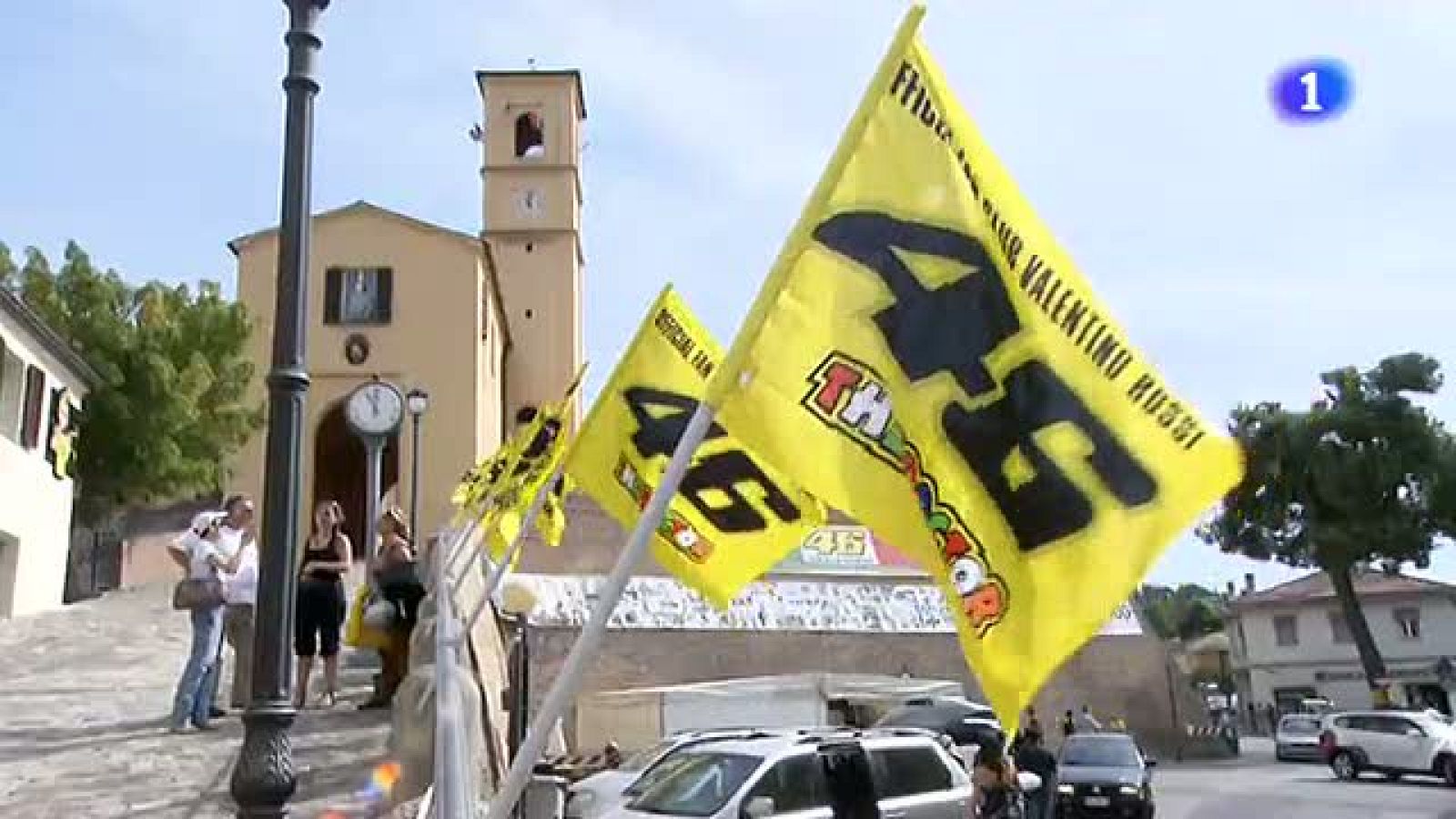 Tavullia se vuelca con Rossi | Ver