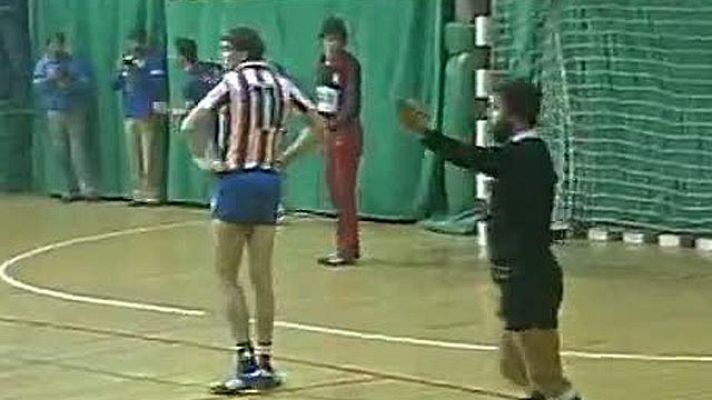 Telediario 1 - Históricos Atleti-Barça de balonmano