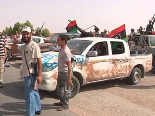 Telediario 1 - Cerco a la ciudad de Bani Walid.