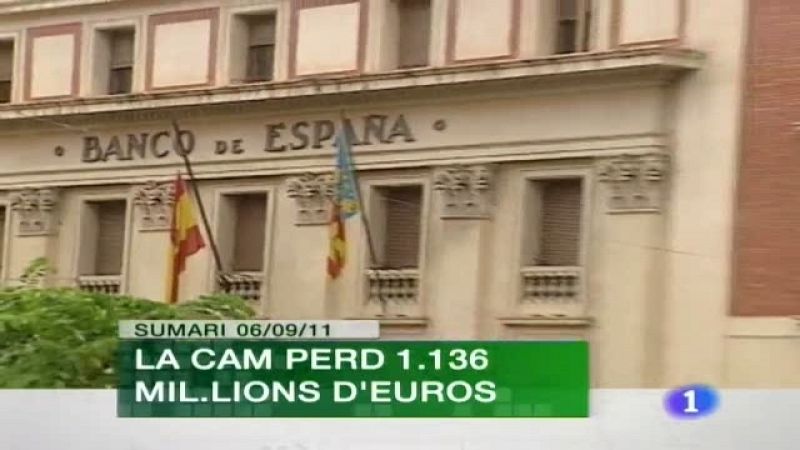 L'Informatiu. Informativo Territorial de la C. Valenciana - 06/09/11 - Ver ahora