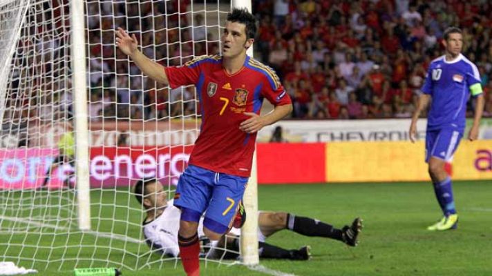 Telediario 1 - España pasa por encima de Liechtenstein