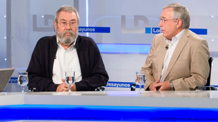 Los desayunos - Entrevista íntegra a Méndez y Toxo en 'Los desayunos de TVE'