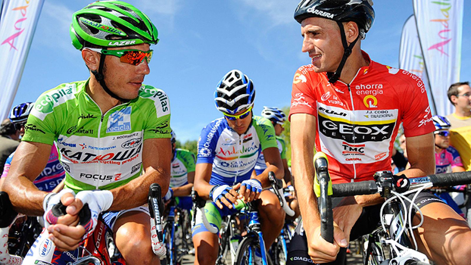 Después de la caída, Joaquím 'Purito' Rodríguez, tuvo que acudir al hospital por sus molestias. Afortunadamente el catalán del Katusha ha tomado la salida en la etapa en la que se llega a casa del líder, a casa de Juanjo Cobo.