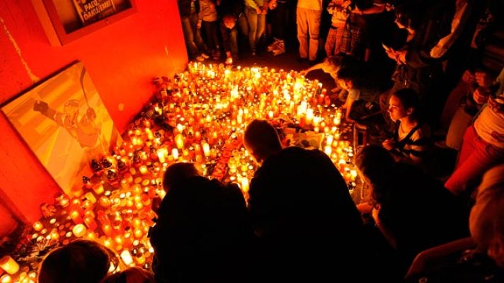 Telediario 1 - Catástrofes aéreas en el deporte