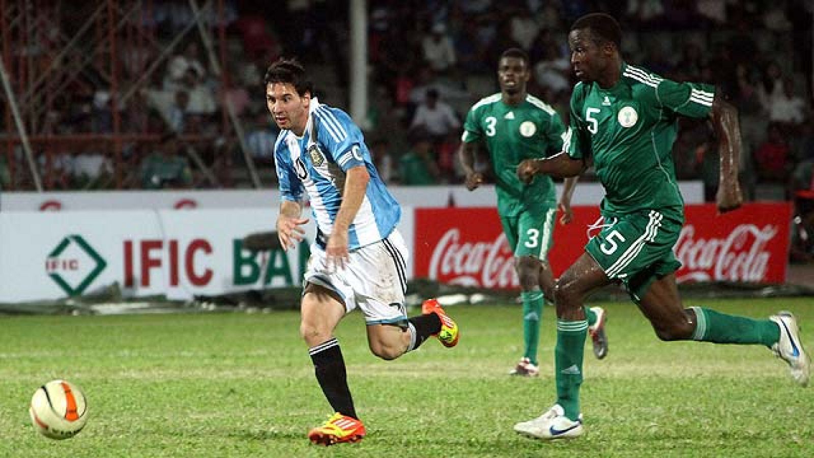 Messi se luce con Argentina