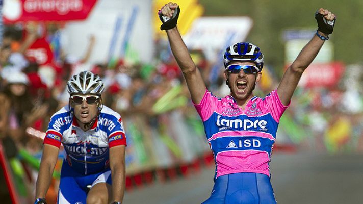 Vuelta ciclista a España - Gavazzi vence en la escapada