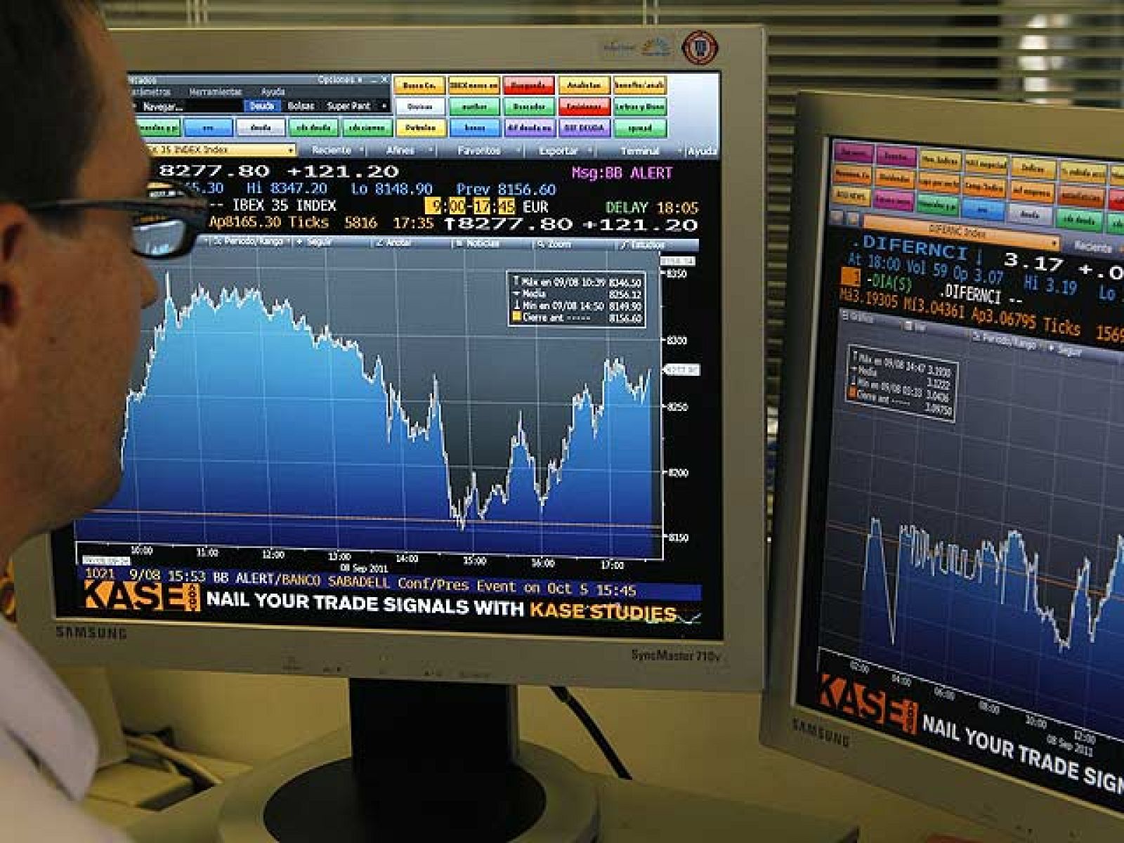 Las bolsas europeas caen arrastradas por Wall Street y la indecisión de la Reserva Federal