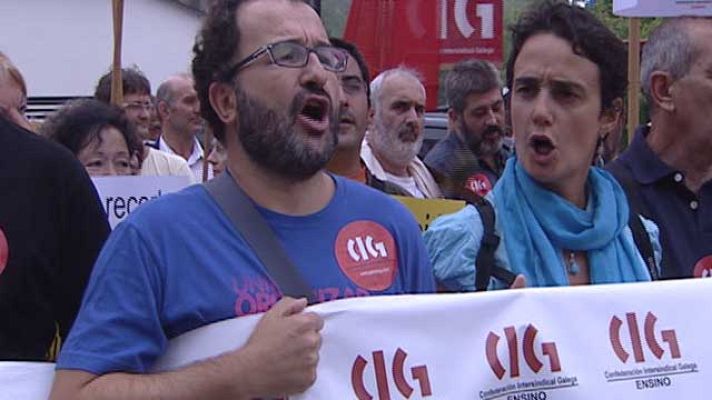 Telediario 1 - Movilizaciones en la enseñanza