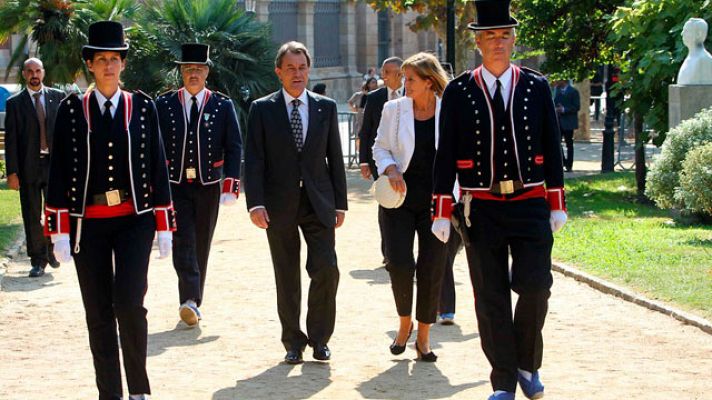 Telediario 1 - Cataluña celebra la Diada