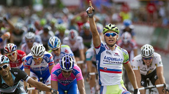 Vuelta ciclista a España - Sagan se impone en el sprint