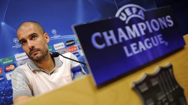 Telediario 1 - Guardiola prefiere jugar contra 'Ibra'