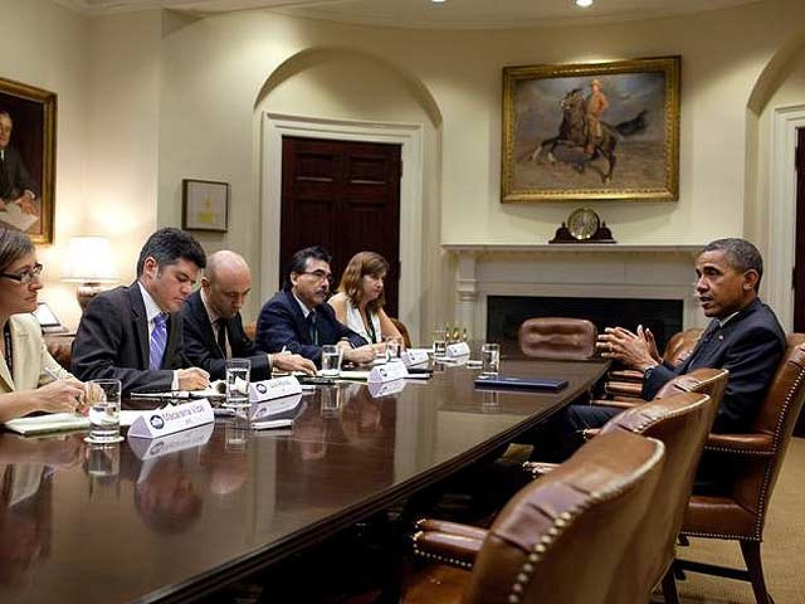 Barack Obama alerta de España e Italia y Felipe González afirma que Europa está "al borde del precipicio"