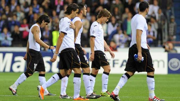 Telediario 1 - Empate gris del Valencia en Genk